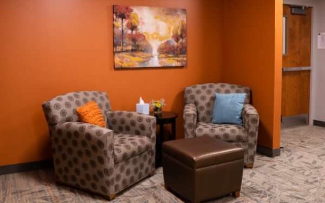 Seating area at The Emily Program Columbus
